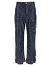 Darkpark Sequin-embellished Jeans In Blue