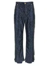 Darkpark Sequin-embellished Jeans In Blue