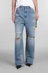 Darkpark 'lisa' Loose Fit Carpenter Jeans In Blue