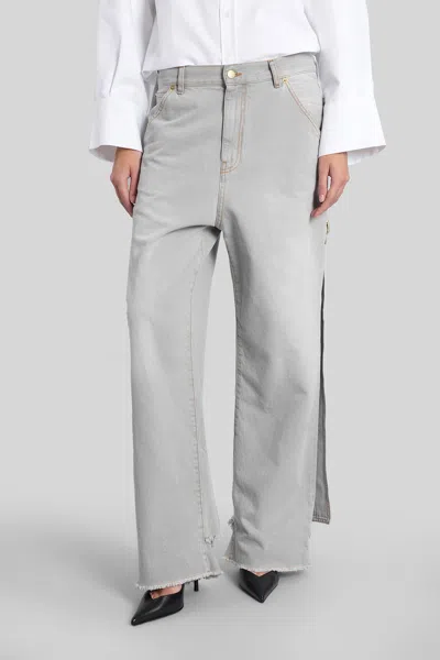 Darkpark Lisa Jeans In Grey Denim In Blue