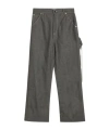 Darkpark Grey Cotton Lisa Trousers In Black