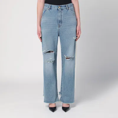 Darkpark Lisa Light Blue Washed Ripped Jeans