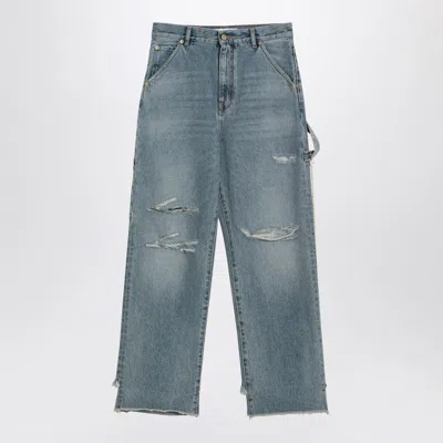 DARKPARK DARKPARK  LISA LIGHT BLUE WASHED RIPPED JEANS