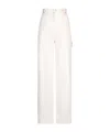 Darkpark Lisa Mid-rise Wide-leg Jeans In White