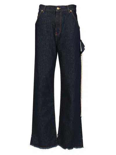Darkpark Lisa Raw Denim Jeans In Blue