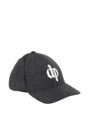 Darkpark Logo-embroidered Flat-peak Cap In Gray