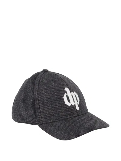 Darkpark Logo-embroidered Flat-peak Cap In Gray