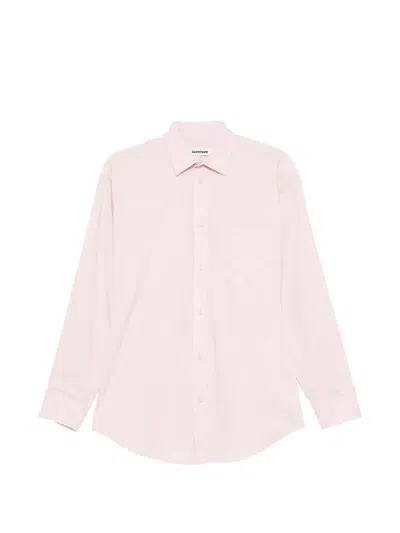 Darkpark Logo-embroidered Shirt In Pink