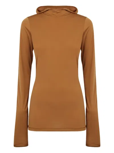 Darkpark Long-sleeve Hoodie In Brown
