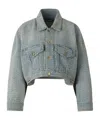 Darkpark Long-sleeved Denim Jacket In Gray