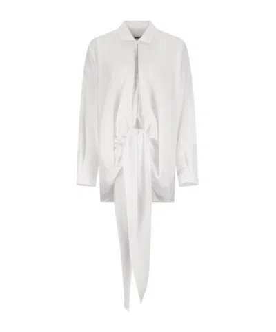 Darkpark Long-sleeved Shirt In White