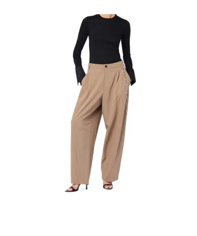 Darkpark Long Sleeves T-shirt In Brown