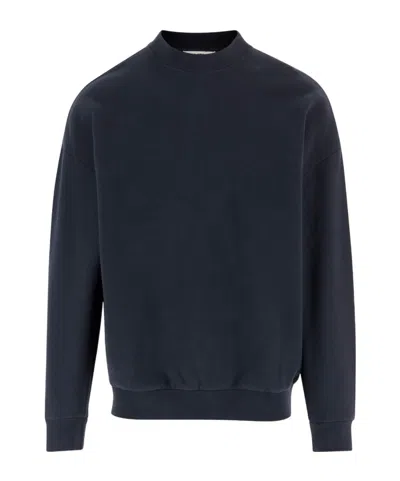 Darkpark Long-sleeved Crewneck Sweatshirt In Blue
