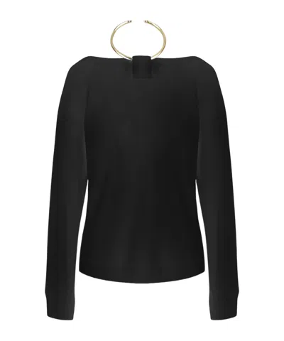 Darkpark Long-sleeved T-shirt In Black