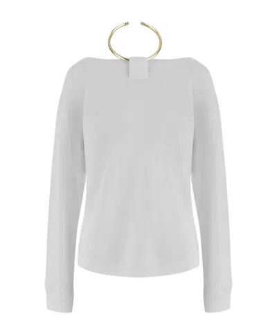 Darkpark Long-sleeved T-shirt In White