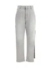 Darkpark Lisa Jeans In Grey Denim In Gray