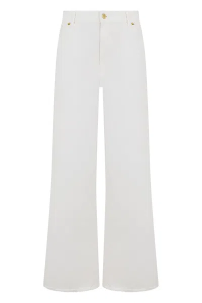 Darkpark Loose Jeans In Cotton In White