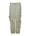 Darkpark Low-rise Cargo Pants In Green