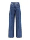 Darkpark Lu Jeans With Front Crease In Blue