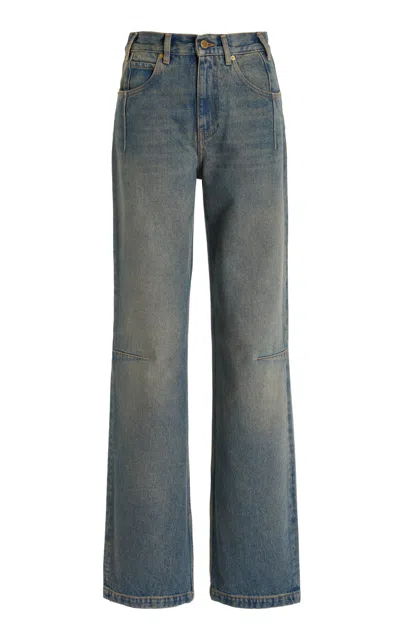 DARKPARK LU RIGID HIGH-RISE STRAIGHT-LEG JEANS