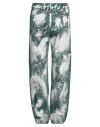 Darkpark Man Denim Pants Dark Green Size 34 Cotton