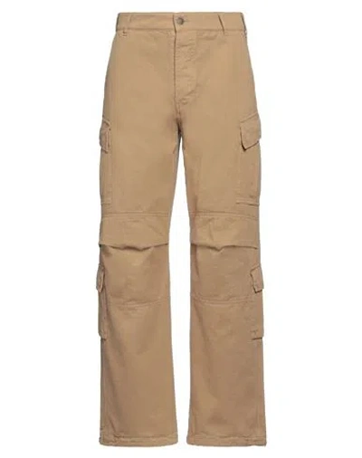 Darkpark Man Pants Camel Size 36 Cotton In Brown