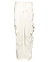 Darkpark Man Pants Cream Size S Virgin Wool In White