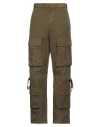 Darkpark Man Pants Military Green Size 34 Cotton