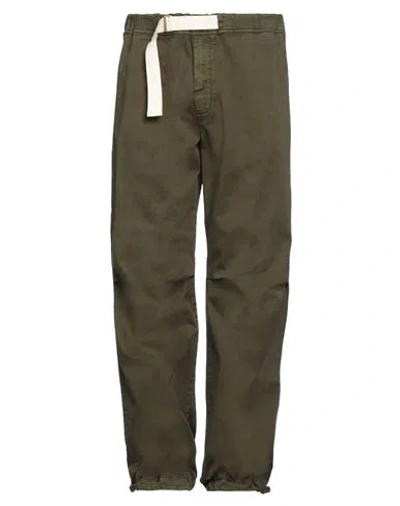 Darkpark Man Pants Military Green Size 34 Cotton, Elastane