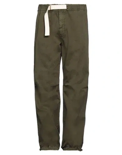 Darkpark Man Pants Military Green Size 36 Cotton, Elastane