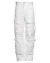 Darkpark Man Pants White Size 30 Cotton In White
