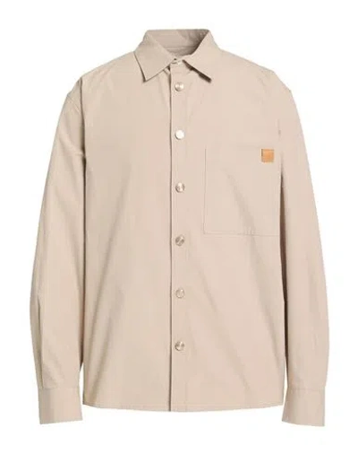 Darkpark Man Shirt Beige Size M Cotton In Gold