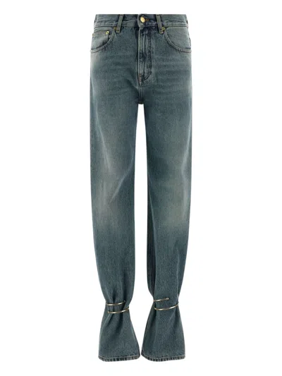 DARKPARK MARION HOOP-DETAIL COTTON JEANS