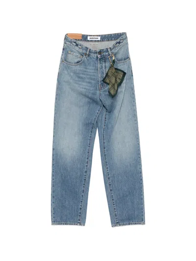 Darkpark Mark Straight Leg Jeans In Blue