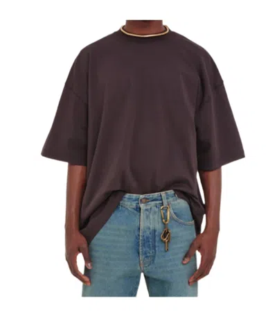 Darkpark Mick Crewneck T-shirt In Brown