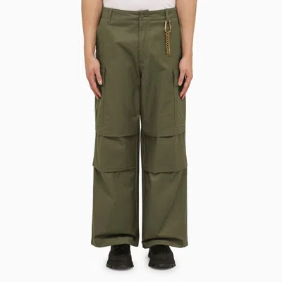 Darkpark Military Green Vince Cargo Trousers