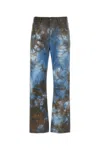 Darkpark Abstract-pattern Straight-leg Jeans In Multicolor