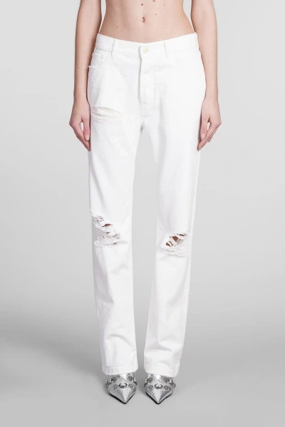 Darkpark Naomi Jeans In White Cotton