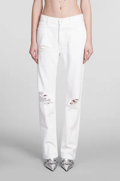 Darkpark Naomi Jeans In White Cotton