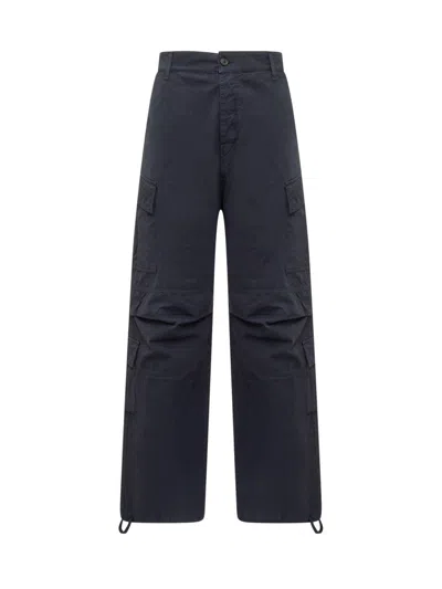 Darkpark Navy Blue Loose Cargos Pants