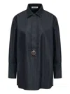 Darkpark Noel Denim Tunic In Blue