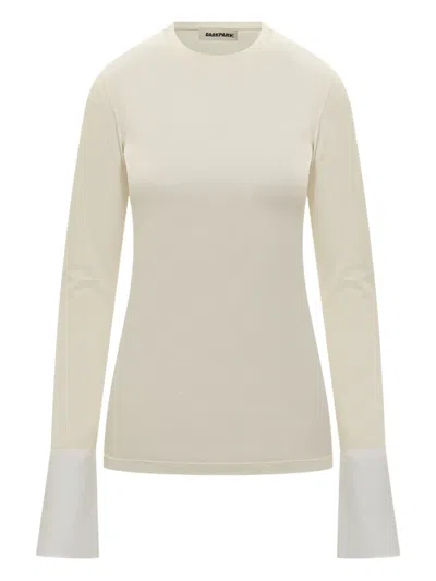 DARKPARK NORA CONTRAST-CUFF T-SHIRT