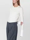 Darkpark Nora Jumper Featuring Shirt Style Cuffs In White