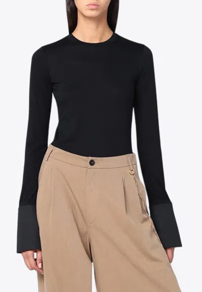 DARKPARK NORA TOP WITH SHIRT CUFFS