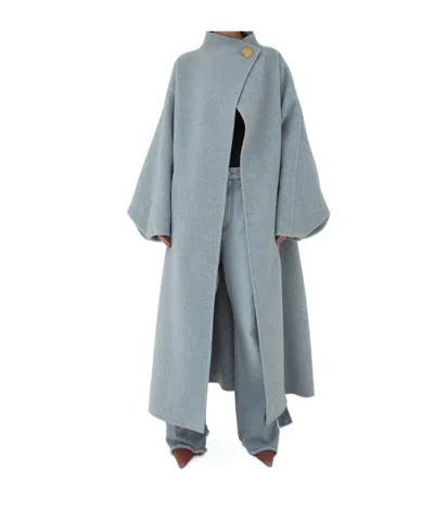 Darkpark North Oversize Coat In Blue