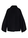 Darkpark "north Midioversize" Cashmere Wool Jacket In Black