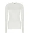 Darkpark Plain Stretch T-shirt In White