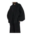 Darkpark Oversize Cashmere Wool Jacket In Black