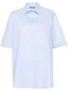 Darkpark Straight-point Collar Cotton Shirt