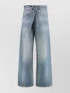 Darkpark Oversized Denim Trousers Featuring Pockets In Blue